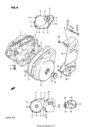 Crankcase Cover Schematic