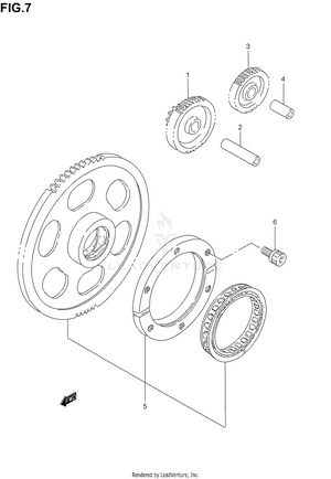Starter Clutch Schematic