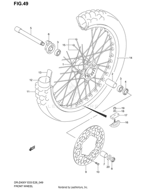 Front Wheel Schematic
