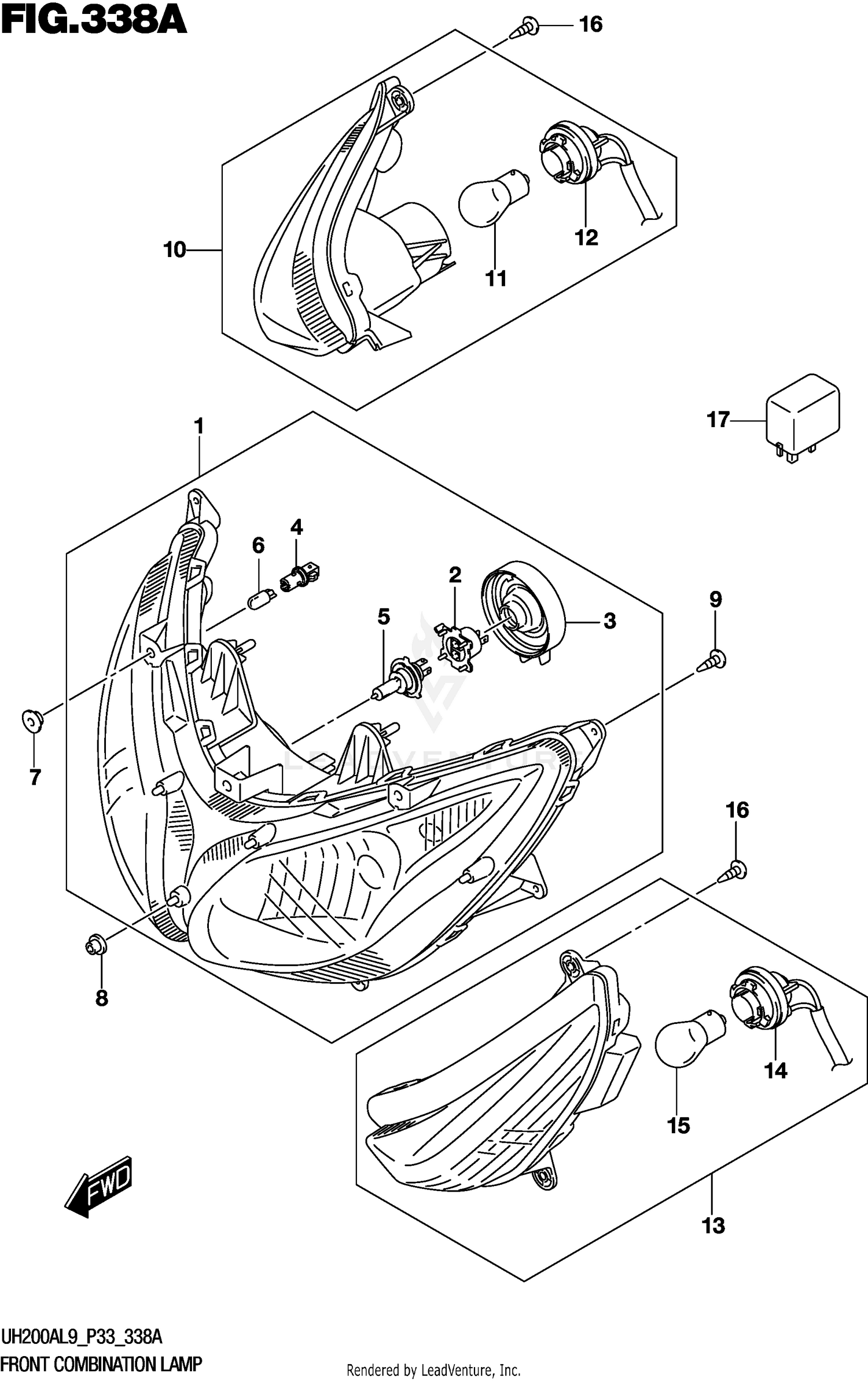 FRONT COMBINATION LAMP