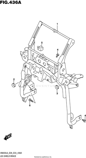 Leg Shield Brace Schematic