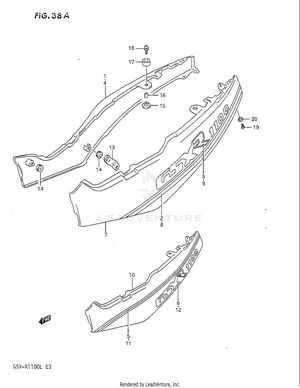 Frame Cover (model L) Schematic