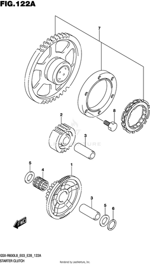 Starter Clutch Schematic