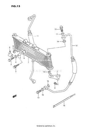Oil Cooler Schematic