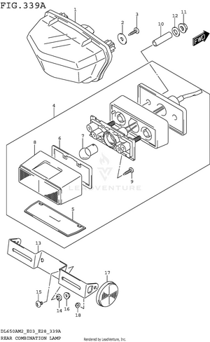 Rear Combination Lamp Schematic