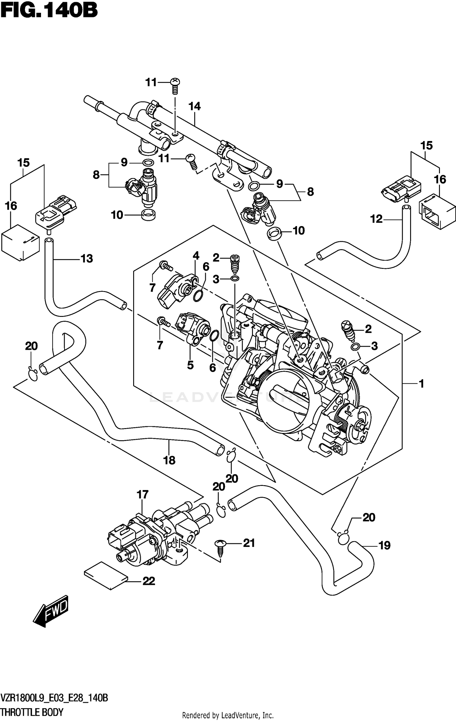 THROTTLE BODY (VZR1800BZL9 E03)