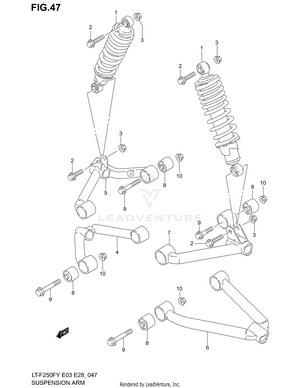 Front Suspension Arm Schematic