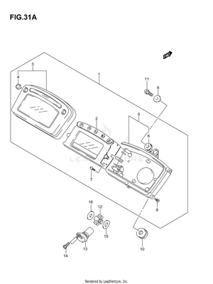 Speedometer (model K6)(%'05/10) Schematic
