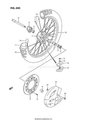 Front Wheel (model T) Schematic