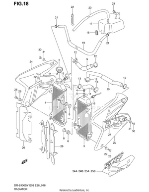 Radiator (model Y/k1) Schematic