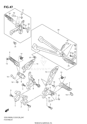 Footrest Schematic
