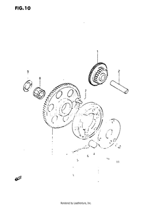 Starter Clutch Schematic