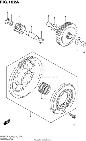 Starter Clutch Schematic