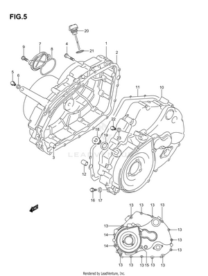 Crankcase Cover Schematic
