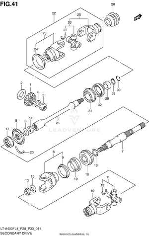 Secondary Drive (lt-a400fzl4 P28) Schematic
