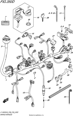 Wiring Harness (lt-a500xzl5 P33) Schematic