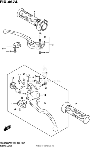 Handle Lever Schematic