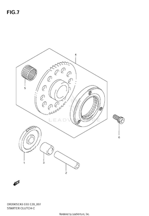 Starter Clutch Schematic