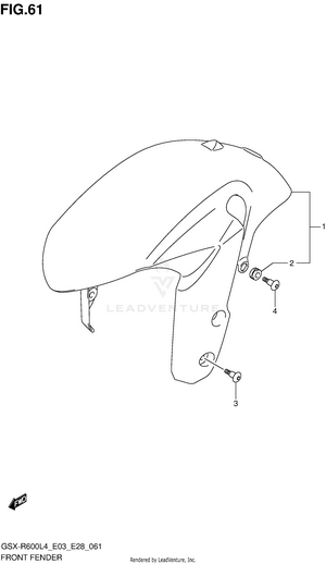 Front Fender Schematic