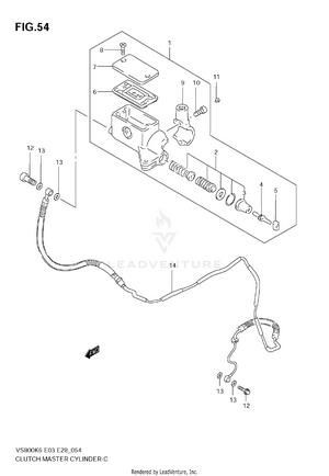 Clutch Master Cylinder Schematic