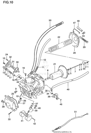 Carburetor (front) Schematic