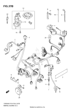 Wiring Harness (sv650sk7) Schematic