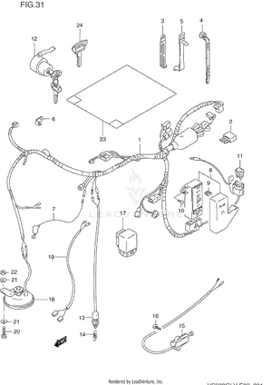 Wiring Harness (model N/p/r/s) Schematic