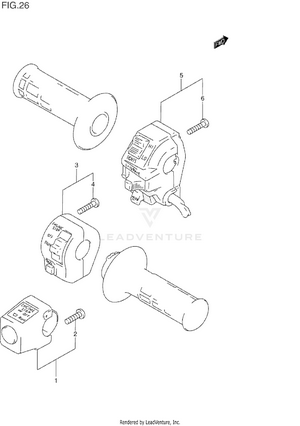 Handle Switch (model L/m/n/p/r/s) Schematic