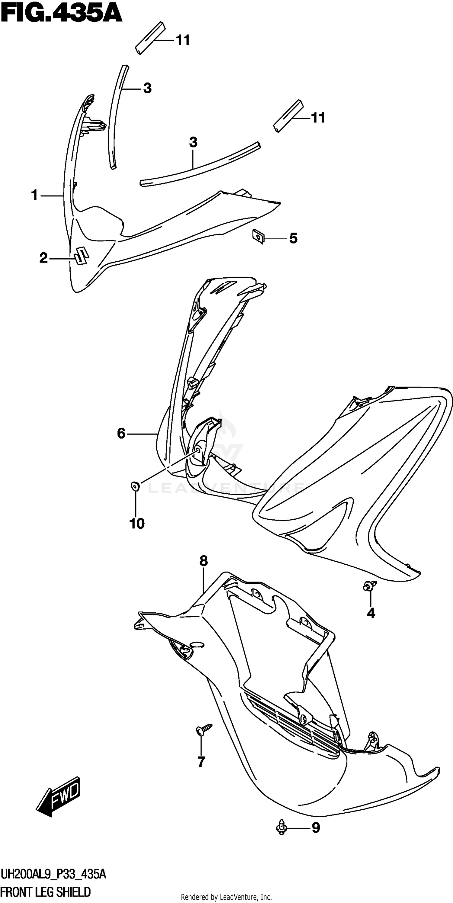 FRONT LEG SHIELD