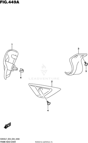 Frame Head Cover Schematic