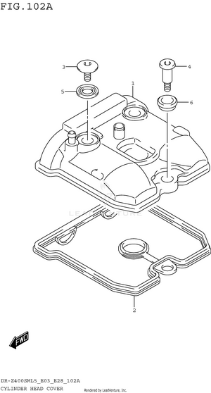 Cylinder Head Cover Schematic