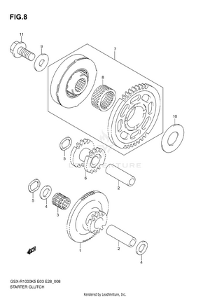 Starter Clutch Schematic