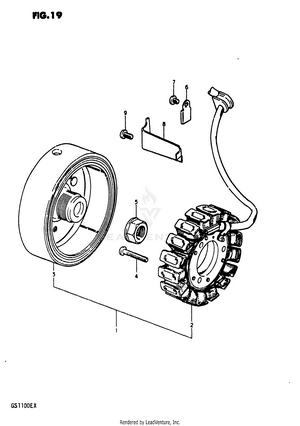 Generator (gs1100ex) Schematic