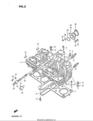 Cylinder Head Schematic