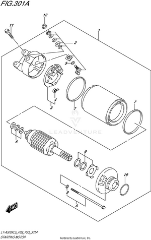 Starting Motor Schematic
