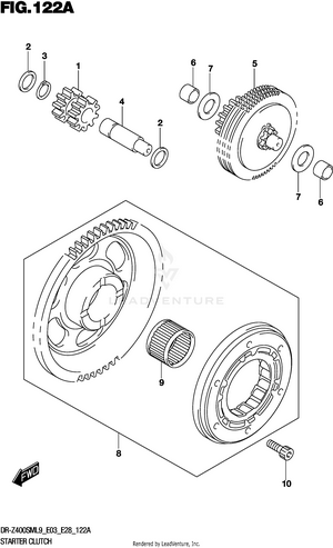 Starter Clutch Schematic