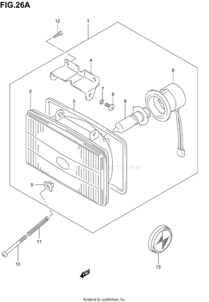 Headlamp (model K2/k3/k4/k5) Schematic