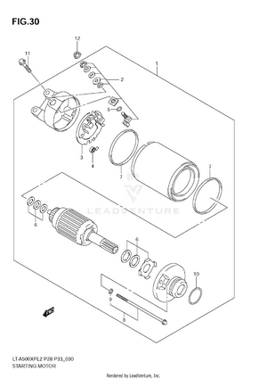 Starting Motor Schematic
