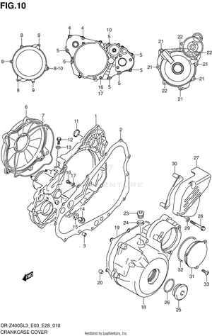 Crankcase Cover Schematic