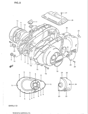 Crankcase Cover Schematic