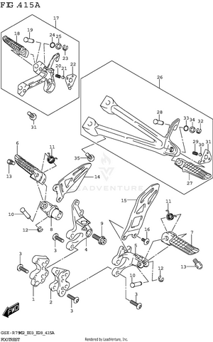 Footrest Schematic