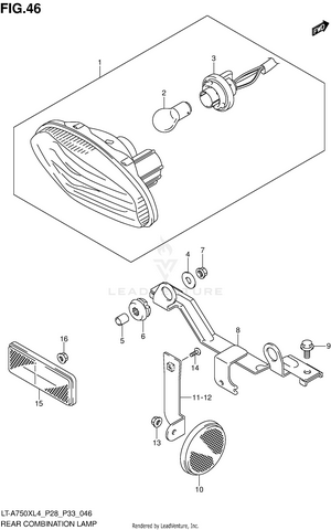 Rear Combination Lamp (lt-a750xzl4 P28) Schematic