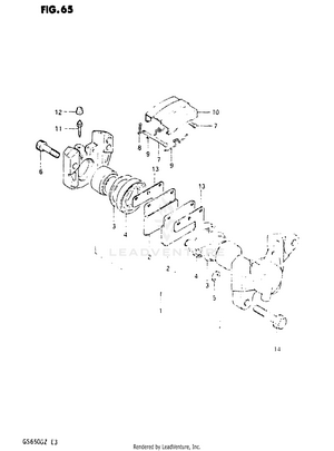 Rear Caripers Schematic