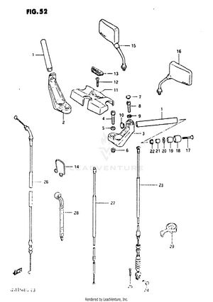 Handlebar (gs1150ef/ef2/eg) Schematic