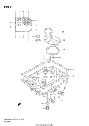 Oil Pan Schematic