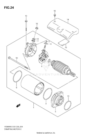 Starting Motor Schematic