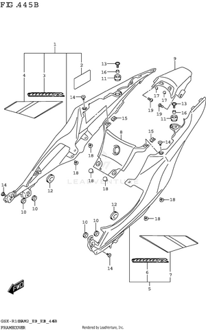 Frame Cover (gsx-r1000ra) Schematic