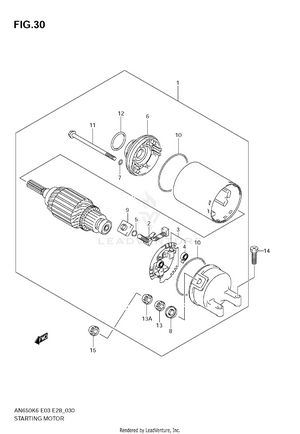 Starting Motor Schematic