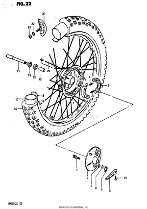 Front Wheel Schematic