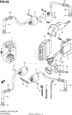 Electrical (vl800cl3 E33) Schematic